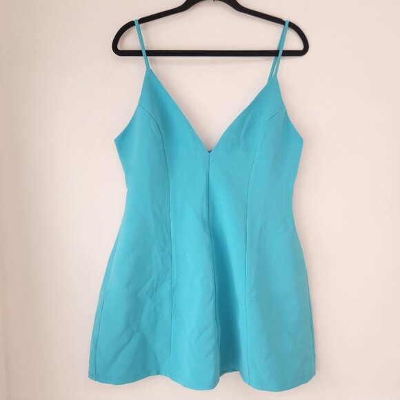 NWT Hello Molly Modern Icon Mini Dress Blue Cocktail Women's L (8) - Picture 3 of 10